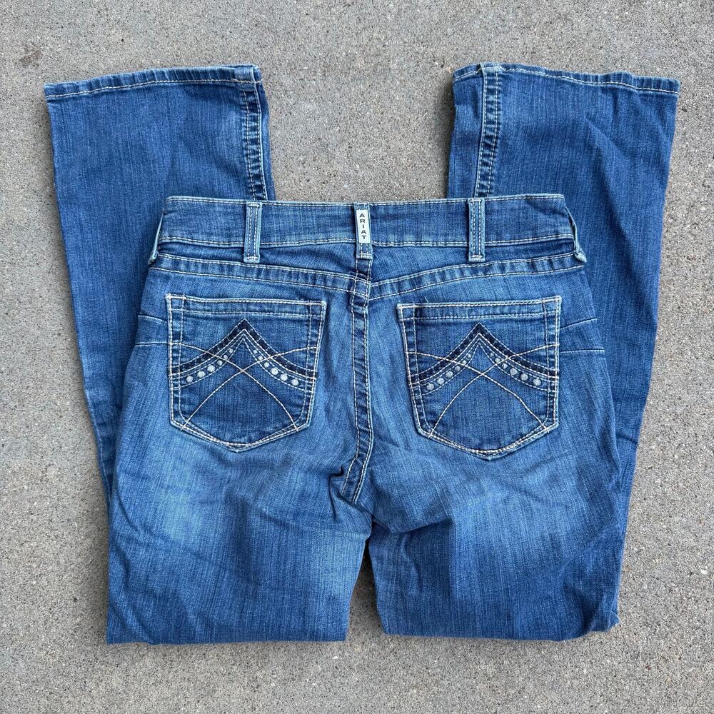 Ariat 31R R.E.A.L. Mid Rise Stretch Original Boot Cut Jeans Spitfire 10011683